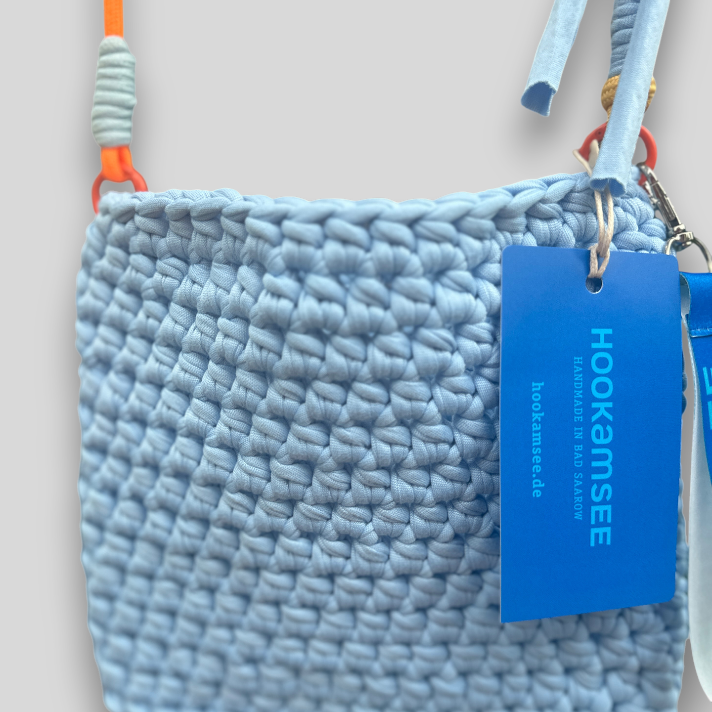Häkeltasche Damen Crossbody – kleine Tasche Sky Pop #063