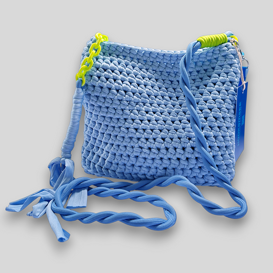 Häkeltasche Blue Pop #064