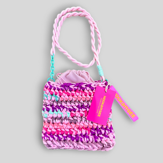 Häkeltasche Pink Confetti #075