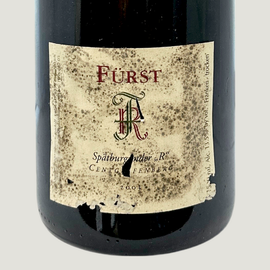 Rudolf Fürst Spätburgunder „R“ Centgrafenberg 2003 Doppelmagnum (3,0 l)