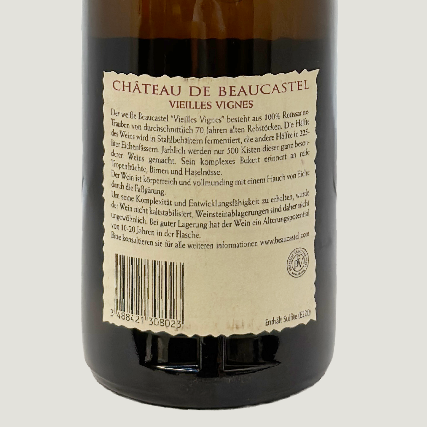 Château de Beaucastel Châteauneuf-du-Pape Blanc 2008 (0,75 l)