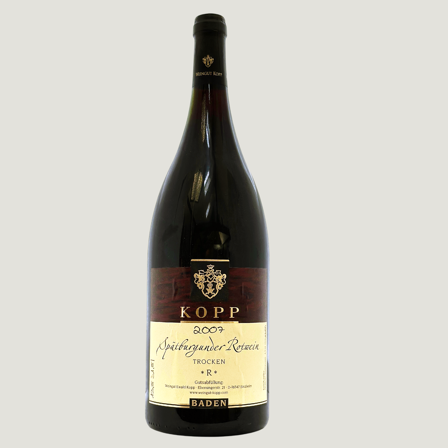 Kopp Spätburgunder trocken „R“ 2007 Magnum (1,5 l)