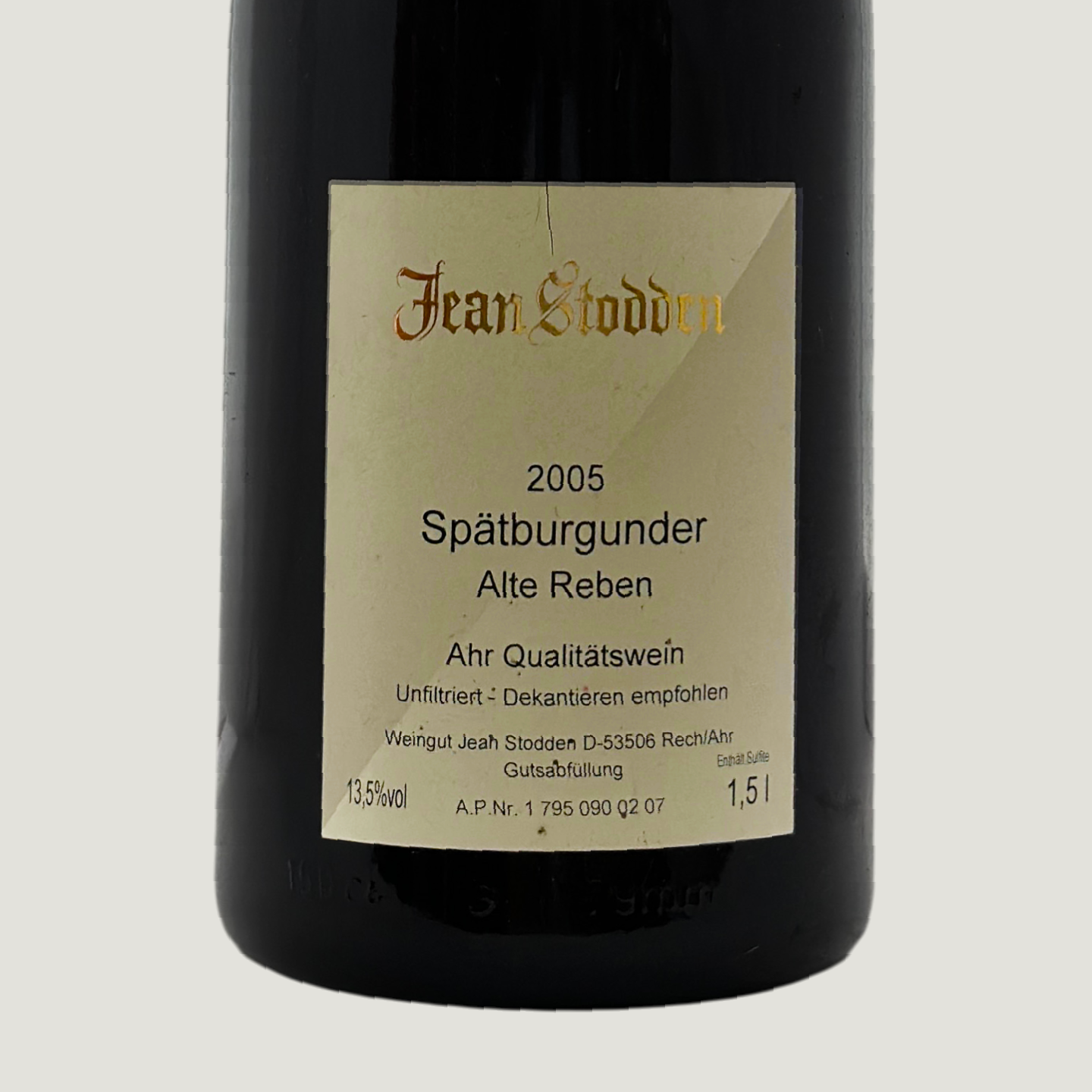 Jean Stodden Spätburgunder Recher Herrenberg Alte Reben 2005 Magnum (1,5 l)