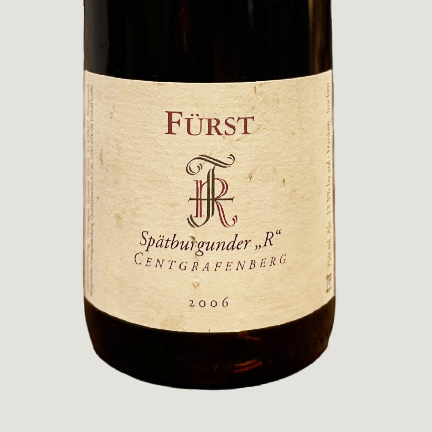 Rudolf Fürst Spätburgunder „R“ Centgrafenberg 2006 (0,75 l)