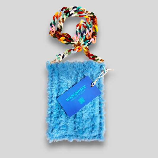 Gitterstruktur Tasche Blue Candy #109