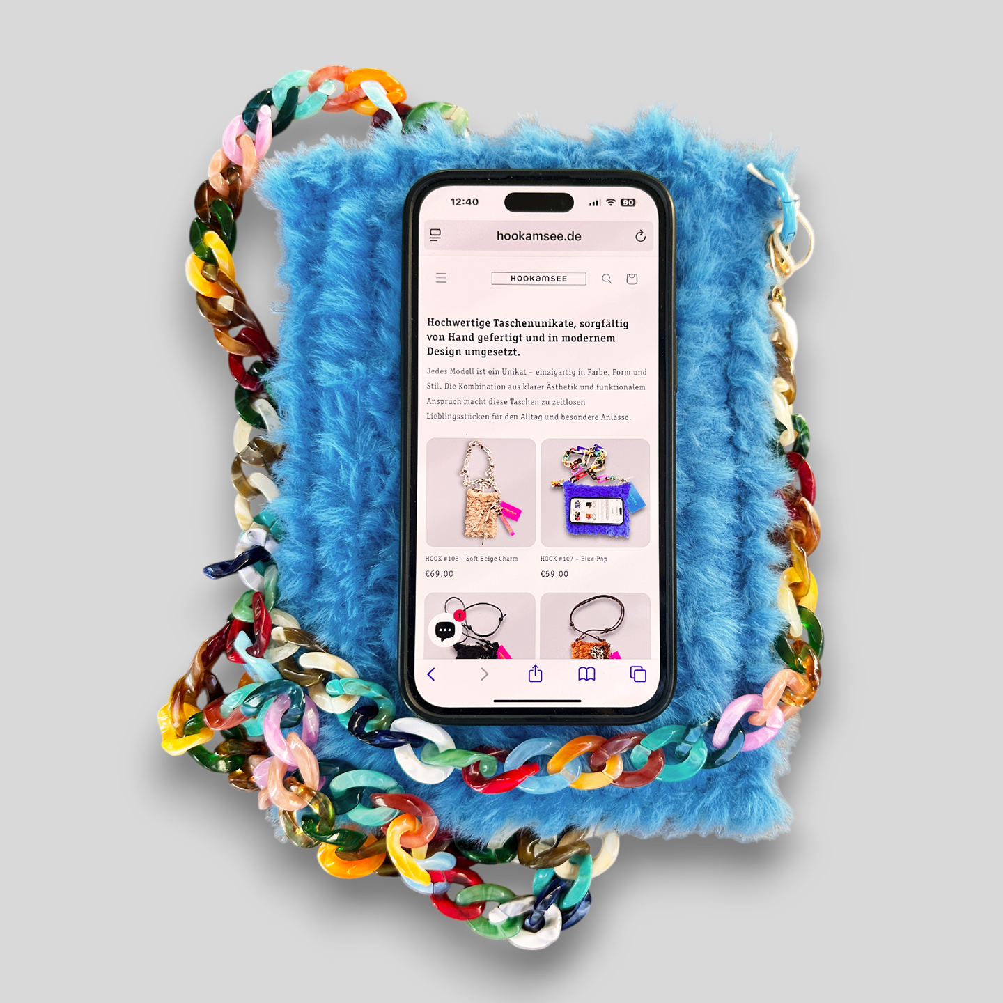 HOOK #109 – Blue Candy Chain (Kunstfell)