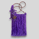 HOOK #118 – Purple Charm (Kunstfell mit Canvas-Technik)