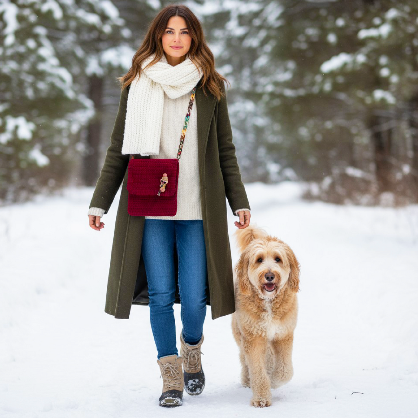 HOOK #146 – Berry Bliss (Samtgarn mit Acryl-Kettengurt)