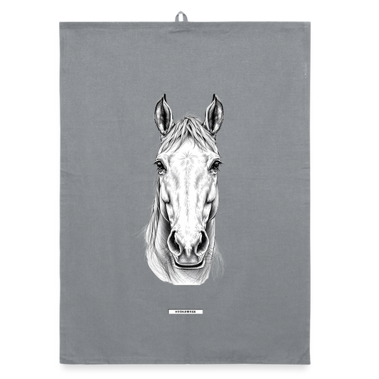 FAUNA PFERD Organic Geschirrtuch / Stoffserviette - Grau