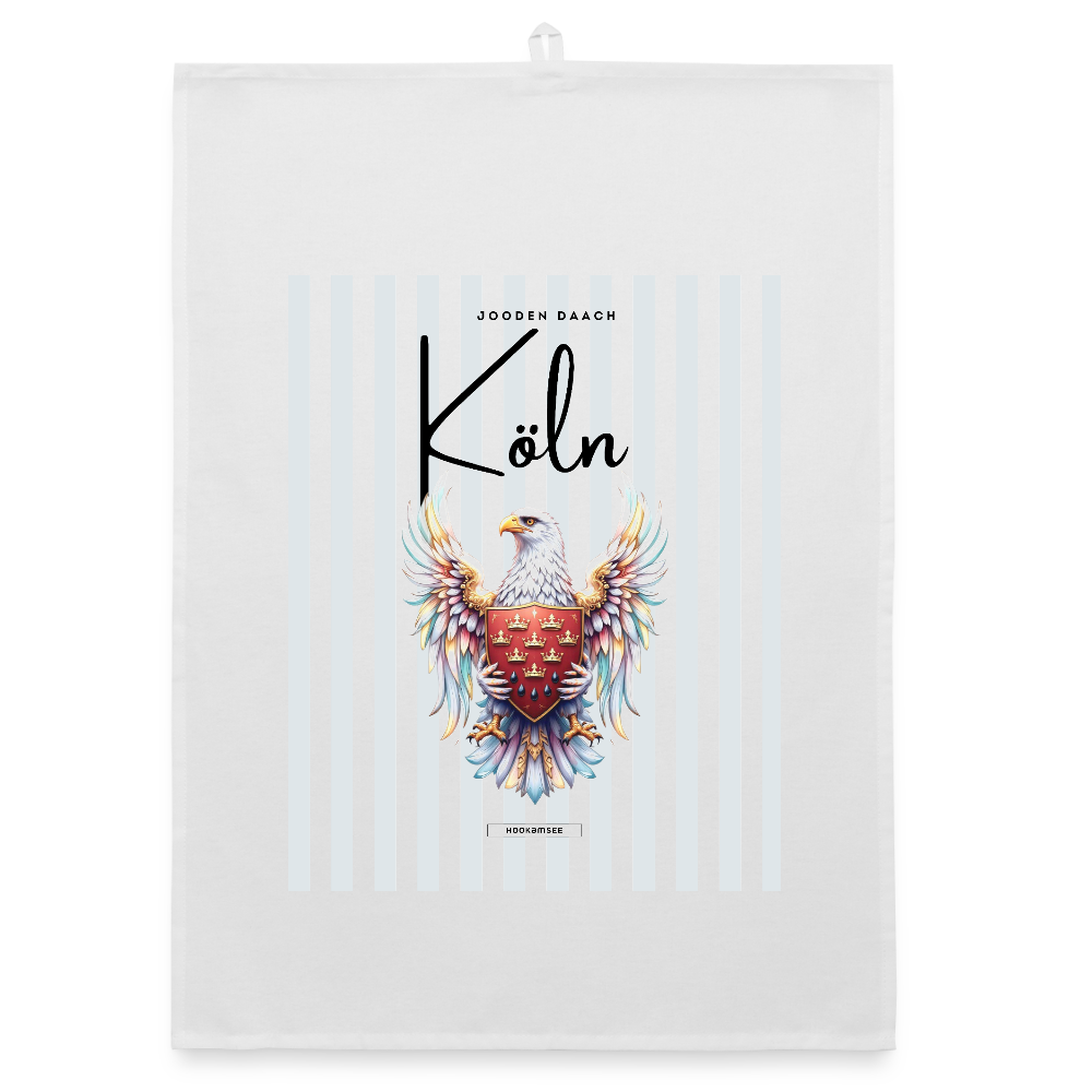 CITY KÖLN Organic Geschirrtuch / Stoffserviette - Weiß