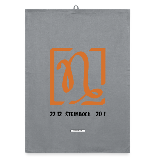 ASTRA STEINBOCK Organic Geschirrtuch / Stoffserviette - Grau