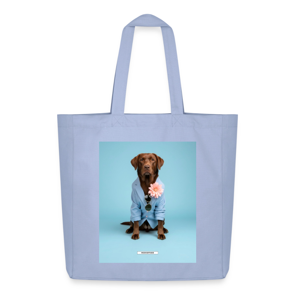 Große Shopping Bag Styled Dogs – Labrador - Sky