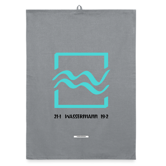 ASTRA WASSERMANN Organic Geschirrtuch / Stoffserviette - Grau