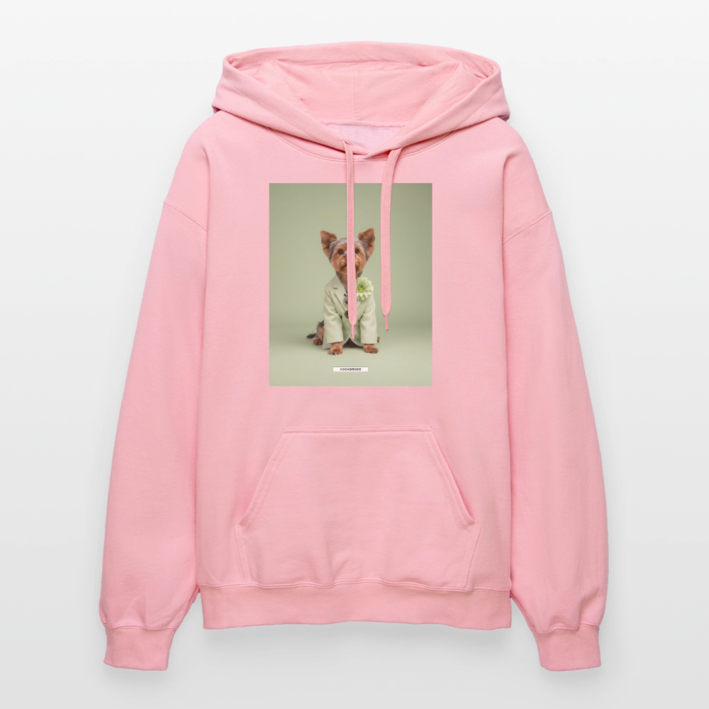 Hoodie „Styled Dogs – Yorkshire Terrier" - Hellrosa