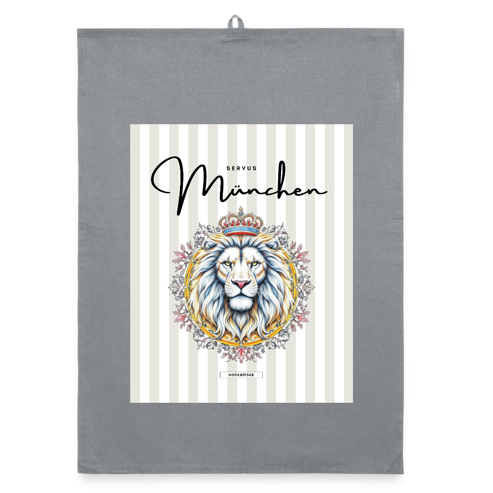 CITY MÜNCHEN Organic Geschirrtuch / Stoffserviette - Grau