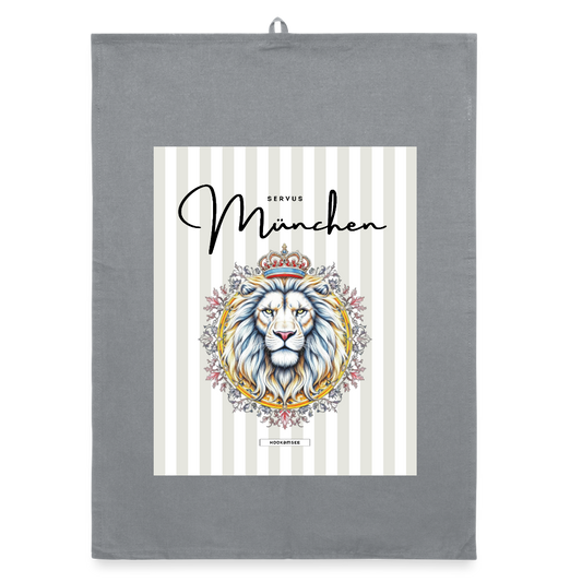 CITY MÜNCHEN Organic Geschirrtuch / Stoffserviette - Grau