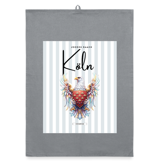 CITY KÖLN Organic Geschirrtuch / Stoffserviette - Grau