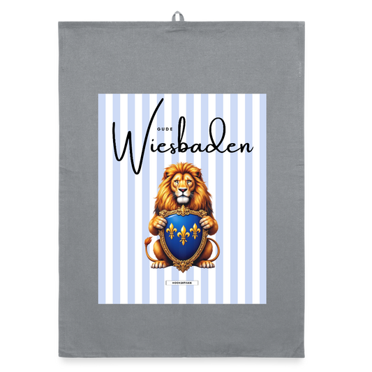 CITY WIESBADEN Organic Geschirrtuch / Stoffserviette - Grau