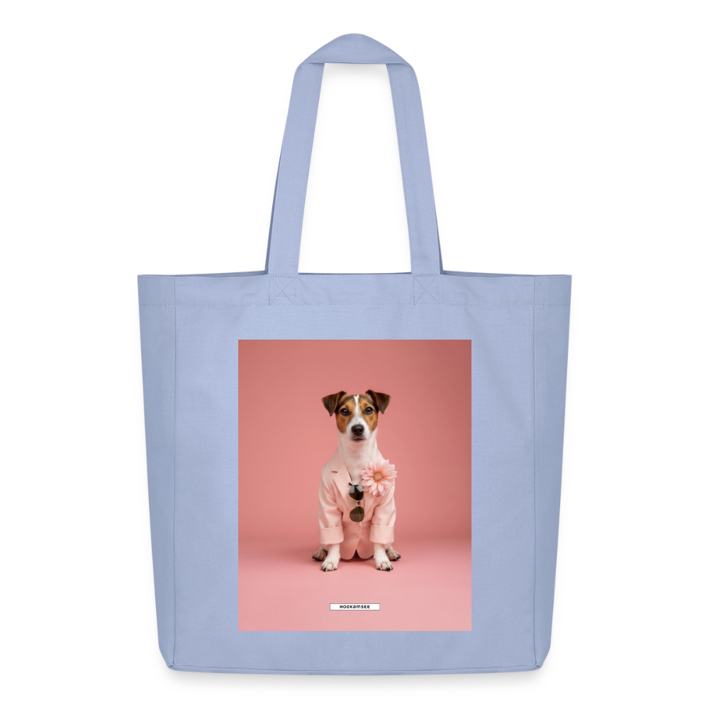 Große Shopping Bag Styled Dogs – Jack Rusell Terrier - Sky