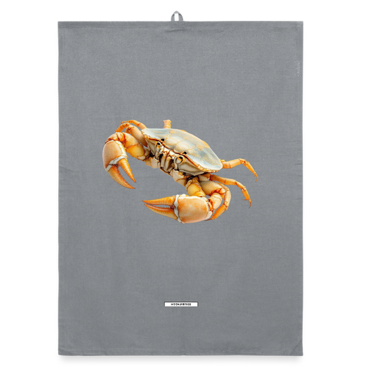 AQUA SAND CRAB Organic Geschirrtuch / Stoffserviette - Grau