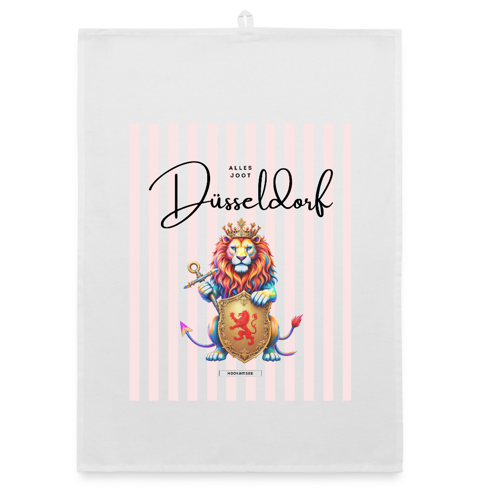 CITY DÜSSELDORF Organic Geschirrtuch / Stoffserviette - Weiß