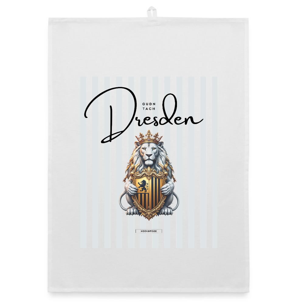 CITY DRESDEN Organic Geschirrtuch / Stoffserviette - Weiß