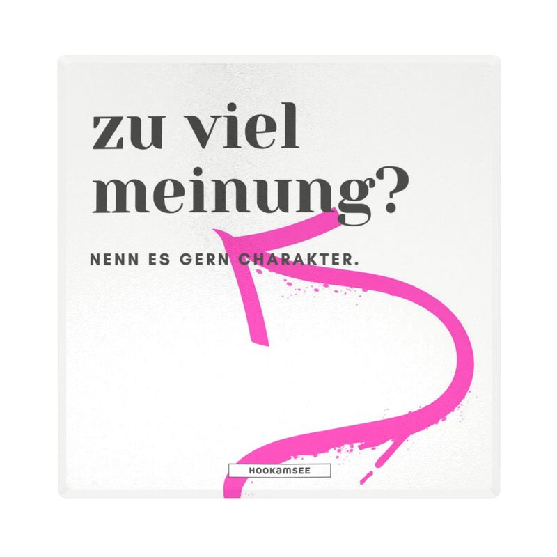 Keramikuntersetzer 4er-Set „Ohne Filter“