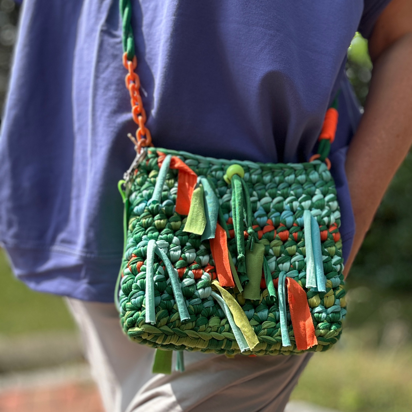 Häkeltasche Jungle Beat #076