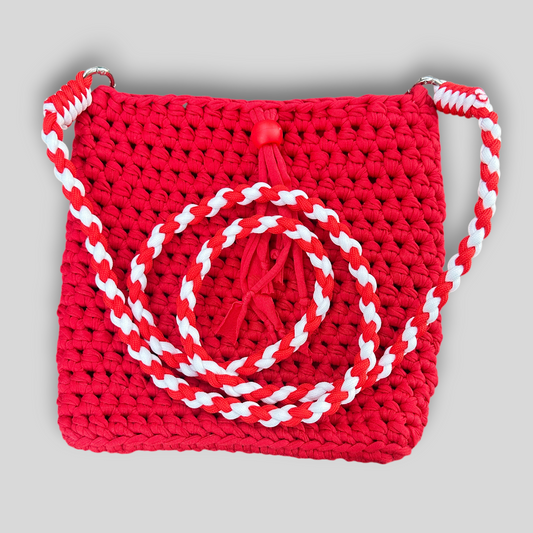 Häkeltasche Red Pop #086