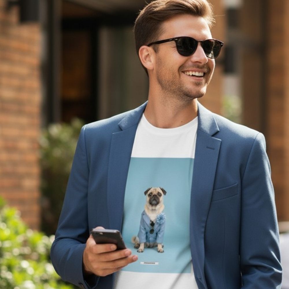 Shirt „Styled Dogs – Mops"