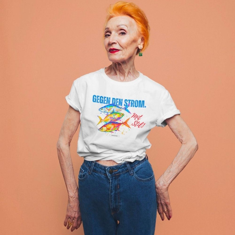 Shirt "Gegen den Strom. Mit Stil!"