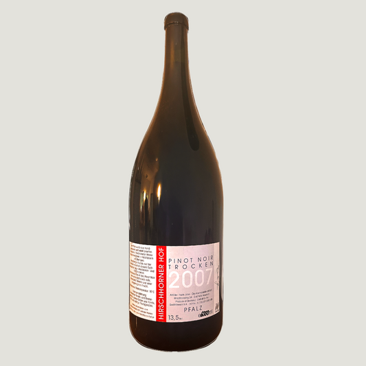 Frank John Pinot Noir trocken Hirschhorner Hof 2007 Impériale (6,0 l)