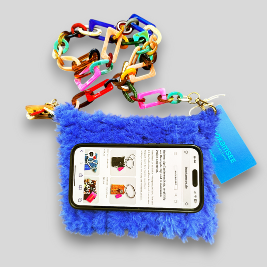 Gitterstruktur Tasche Blue Pop #107