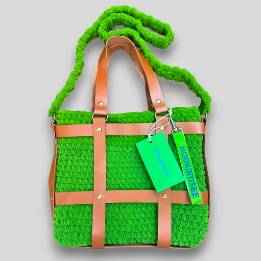 HOOK #116 – Fresh & Chic (Samt mit Kunstleder)