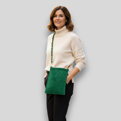 HOOK #120 – Racing Green (Samtgarn mit Canvas-Technik)