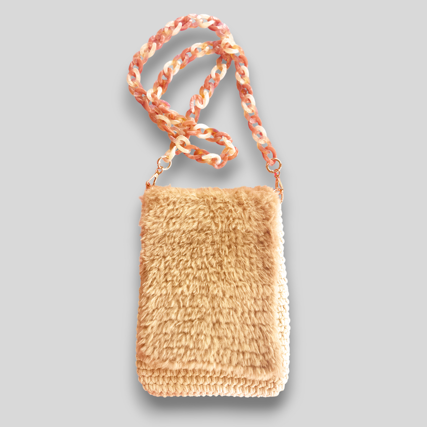 HOOK #132 – Soft Caramel (Samtgarn mit Kunstfell)