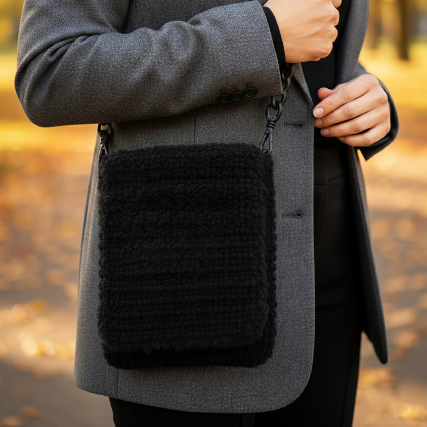 Häkeltasche Black Velvet #134