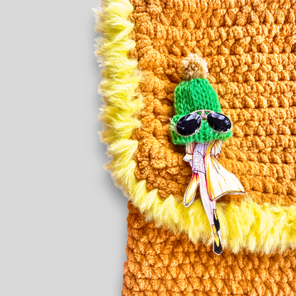 HOOK #139 – Yellow Vibes (Samtgarn mit Kunstfell)