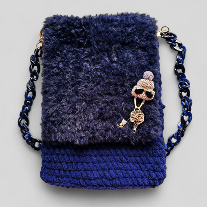 HOOK #147 – Midnight Mood (Samtgarn mit Kunstfell)