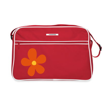 Retro Bag – Flower Edition - Rot/Weiß