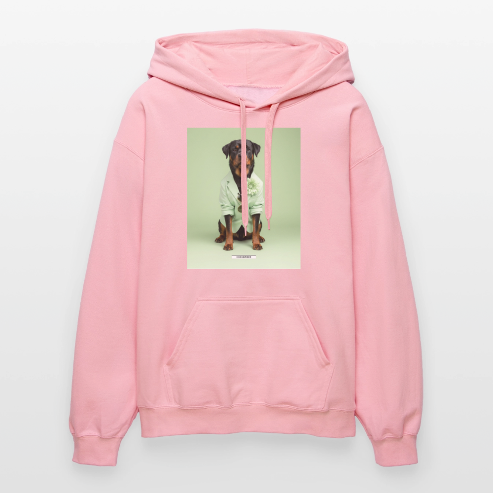 Hoodie „Styled Dogs – Rottweiler" - Hellrosa