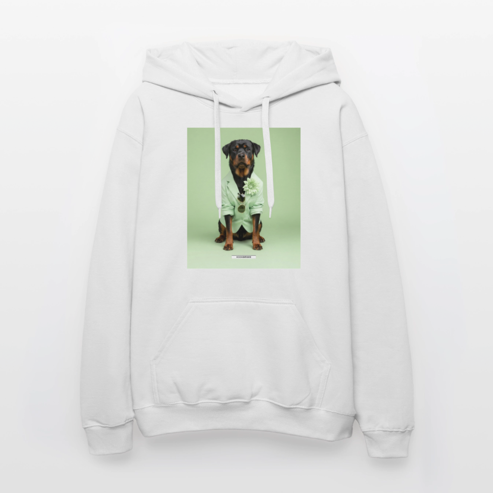 Hoodie „Styled Dogs – Rottweiler" - Weiß