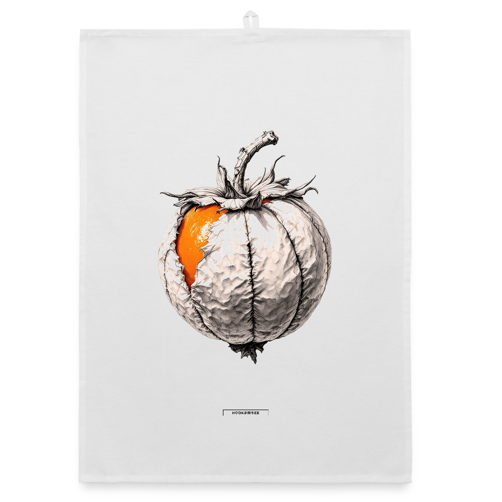 FLORA PHYSALIS Organic Geschirrtuch / Stoffserviette - Weiß