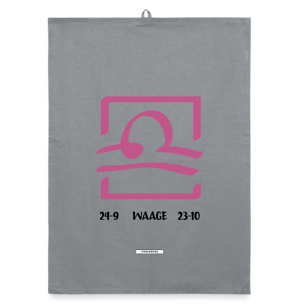 ASTRA WAAGE Organic Geschirrtuch / Stoffserviette - Grau