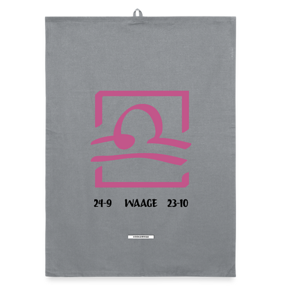 ASTRA WAAGE Organic Geschirrtuch / Stoffserviette - Grau