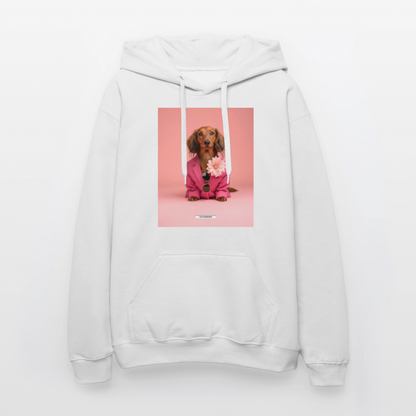 Hoodie „Styled Dogs – Dackel" - Weiß
