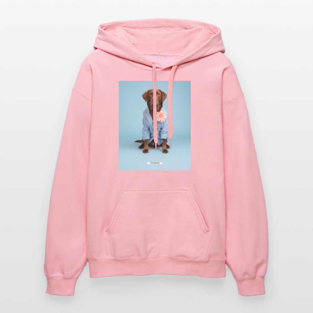 Hoodie „Styled Dogs – Labrador" - Hellrosa
