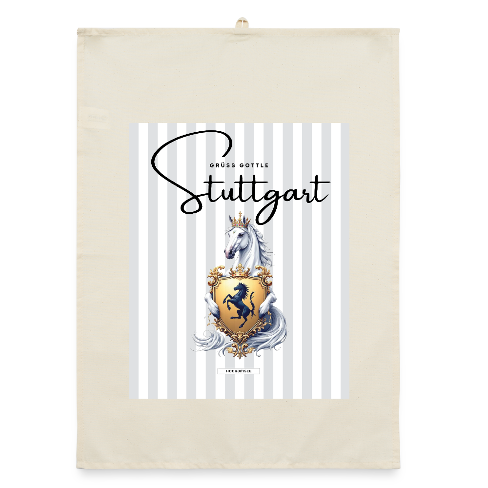 CITY STUTTGART Organic Geschirrtuch / Stoffserviette - Natur