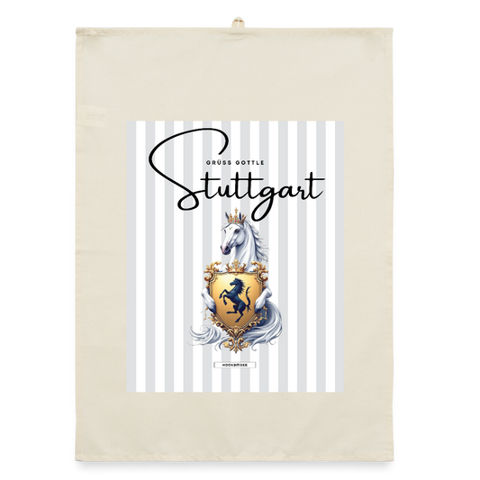 CITY STUTTGART Organic Geschirrtuch / Stoffserviette - Natur