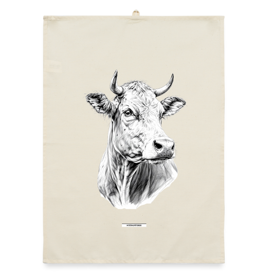 FAUNA RIND Organic Geschirrtuch / Stoffserviette - Natur